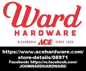 Ward Ace Hardware Portrait Ad 8.25.21