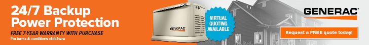 Generac Banner Ad for Affiliate Link